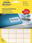 Avery Zweckform 3319 Haushaltsetiketten selbstklebend (29x18mm, 960 Aufkleber...