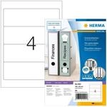 HERMA 4291 Ordnerr&uuml;cken Etiketten kurz breit, 100 Blatt, 192 x 59 mm, 4 pro A4