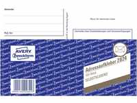 AVERY Zweckform 2824 Adressaufkleber/Paketaufkleber (DIN A6, selbstklebend, 100