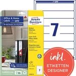 AVERY Zweckform L4760-10 Ordnerr&uuml;cken Etiketten (70 R&uuml;ckenschilder mit ultragrip,