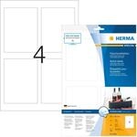HERMA 8882 Flaschenetiketten, 10 Blatt, 90 x 120 mm, 4 pro A4 Bogen, 40 St&uuml;ck,