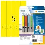 HERMA 5131 Ordnerr&uuml;cken Etiketten lang schmal, 20 Blatt, 38 x 297 mm, 5 pro A4