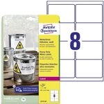 AVERY Zweckform L4715-20 Wetterfeste Etiketten, wasserfest, 99,1x67,7mm | 160