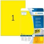 HERMA 8033 Wetterfeste Folienetiketten, 25 Blatt, 210 x 297 mm, 1 pro A4 Bogen,...