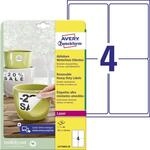 AVERY Zweckform L4774REV-20 Wetterfeste Folienetiketten (80 Aufkleber,...