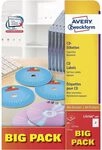 AVERY Zweckform L7676A-40P selbstklebende CD-Etiketten (80 blickdichte...