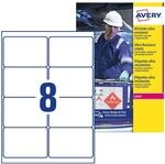 Avery Zweckform L7914-10 Ultra-Resistente Folien-Etiketten, 99.1 x 67.7 mm, 10...