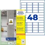 AVERY Zweckform L7873-20 Stark haftende Etiketten (960 Aufkleber, 45,7x21,2mm...