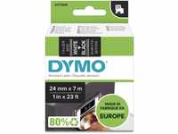 DYMO Original D1-Etikettenband | weiß auf schwarz | 24 mm x 7 m |...