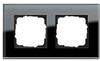 Gira 021205 021205 Rahmen 2-fach Esprit Glas, schwarz