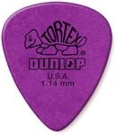 DUNLOP Tortex Standard 1.14 mm violett, Packung mit 12 Plektren (418P114)
