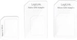 LogiLink AA0047 Dual Sim-Karten Adapter f&uuml;r Micro SIM und Nano SIM