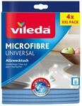 Vileda Allzwecktuch Universal, zu 100% aus Mikrofasern, streifenfreier Glanz, f&uuml;r