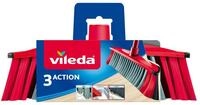 Vileda 3Action Besen - Kombination von 3 Borsten - f&uuml;r Staub, groben Schmutz...