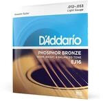 D'Addario EJ16 Phosphor Bronze Akustikgitarrensaiten Light 12-53 