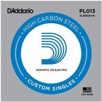 D'Addario PL013 Gitarren-Einzelsaite (f&uuml;r Akustik oder E-Gitarre) 0.330mm...