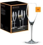 Nachtmann 4-teiliges Champagner Gl&auml;ser Set, 280 ml, ViNova, 98075, Sektgl&auml;ser...