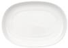 Villeroy und Boch For Me ovale Platte, Premium Porzellan, weiß, 41 cm