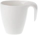 Villeroy und Boch Flow Kaffeebecher, 340 ml, Premium Porzellan, Wei&szlig;
