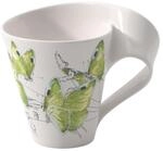 Villeroy & Boch NewWave Caff&egrave; Kaffeebecher Deep Green Hairstreak, 300 ml,...