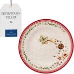 Villeroy & Boch Winter Bakery Delight Fr&uuml;hst&uuml;cksteller Sternschnuppe, 21,5 cm,