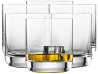 SCHOTT ZWIESEL Whiskyglas Convention (6er-Set), geradliniger Tumbler für Whisky,