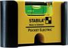STABILA Mini-Wasserwaage Pocket Electric mit Gürtel-Clip, 7 cm, starker