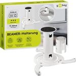 goobay Beamer-Deckenhalterung Universal, bis 10 kg, Lochabstand 130&ndash;320 mm,