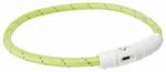 Trixie Flash Leuchtring USB M - L (45 cm/&oslash; 7 mm) gr&uuml;n