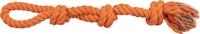 Trixie Hundespielzeug Doppel-Tau, f&uuml;r kleine und mittelgro&szlig;e Hunde &ndash; 60 cm