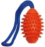 Karlie Ruffus Vollgummi Aqua Football L: 32 cm &oslash;: 11 cm orange