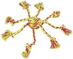 Trixie Denta Fun Seil-Spielzeug mit eingeflochtenem Ball f&uuml;r Hunde, 44 x 7 cm