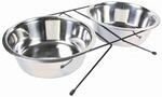 TX-24834 Eat on Feet Stainless Steel Bowl Set 2x2.8l