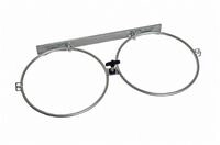Karlie Napf-Wand- und Zwingerhalter L: 27 cm B: 55 cm &oslash;: 24 cm f&uuml;r 2 x 2800 ml