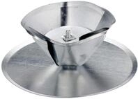 FIREFIX 2097 Kaminlochdeckel mit Spreiztrichter, verstellbar bis &oslash; 160 mm