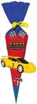 Ursus 9860010 - Schult&uuml;te Bastelset Mini, Rennwagen, sechseckig, H&ouml;he ca. 41 cm,
