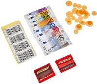 Theo Klein 9316 Zubeh&ouml;rset f&uuml;r Scannerkassen I inkl. Spielgeld, Bankkarte und