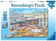 Ravensburger Puzzle Baustelle am Flughafen - 100 XXL Teile Puzzle ab 6