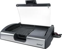 Steba VG 200 BBQ Tischgrill mit Glasdeckel, Grillfl&auml;che 29 x 40cm, 2200W