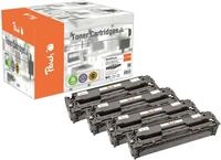 Peach C718 Spar Pack Tonermodule (BK, C, M, Y) ersetzt Canon No. 718,...