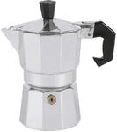 Kr&uuml;ger Aluminium Espressokocher 1 Tasse (0,10 L) Silber | Mokkakocher |...