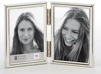 walther design Bilderrahmen silber 2X 6x9 cm Chloe Portraitrahmen WD269S