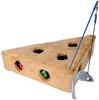 Trixie 4505 Cat's Cheese mit Spielangel und 3 Spielbällen, 36 × 8 × 26/26 cm