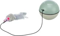 TRIXIE Katzenspielzueg ""Turbinio"" - Ball mit Motor und Maus am Gummiband -...