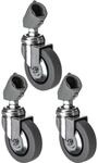 Manfrotto R&auml;dersatz &Oslash;80 mm Adapt. 22 mm