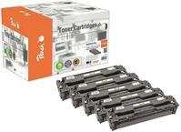Peach H128 Spar Pack Plus Tonermodule (2xBK, C, M, Y) ersetzt HP No. 128A, CE320A*2,