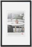 walther design Bilderrahmen schwarz 50 x 60 cm Galeria Kunststoffrahmen KB060H