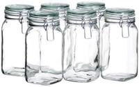 M&Auml;SER 925341 Gothika, Einmachgl&auml;ser 1,45 l, 6er Set, made in Germany,