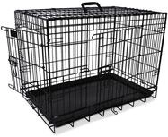 Nobby 62313 Transportk&auml;fig f&uuml;r Hunde, faltbar, schwarz, 93 x 56 x 63 cm