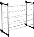 Metaltex 383730099 Flaschenregal f&uuml;r 30 Flaschen 58 x 26 x 53 cm Barolo